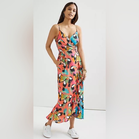 FARM Rio Dresses & Skirts - Farm Rio *NWOT* Women’s Toucan Wrap Maxi Dress